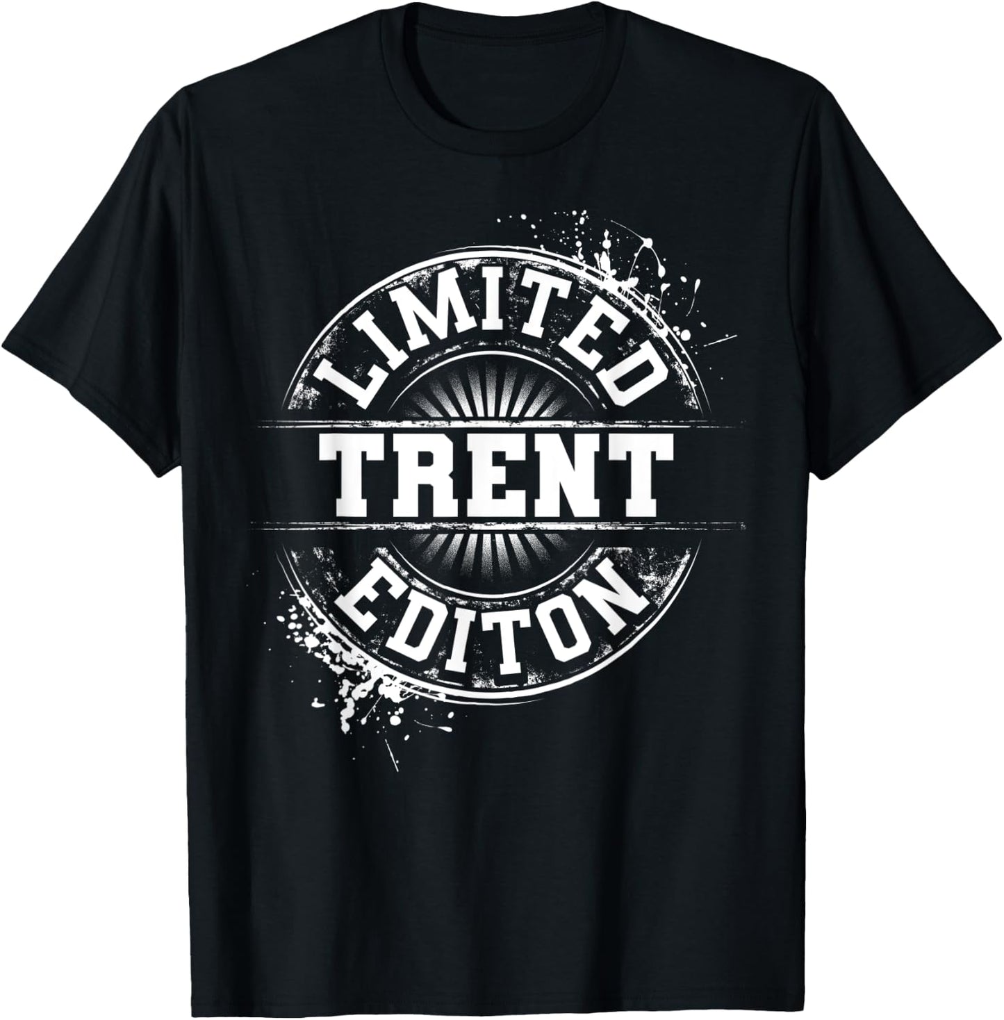 TRENT Funny Surname Family Tree Birthday Reunion Gift T-Shirt - T-Shirt | Black