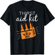 Emergency Thirst Aid Kit Funny Beer Pun Alcoholic Drinking T-Shirt - T-Shirt | Black