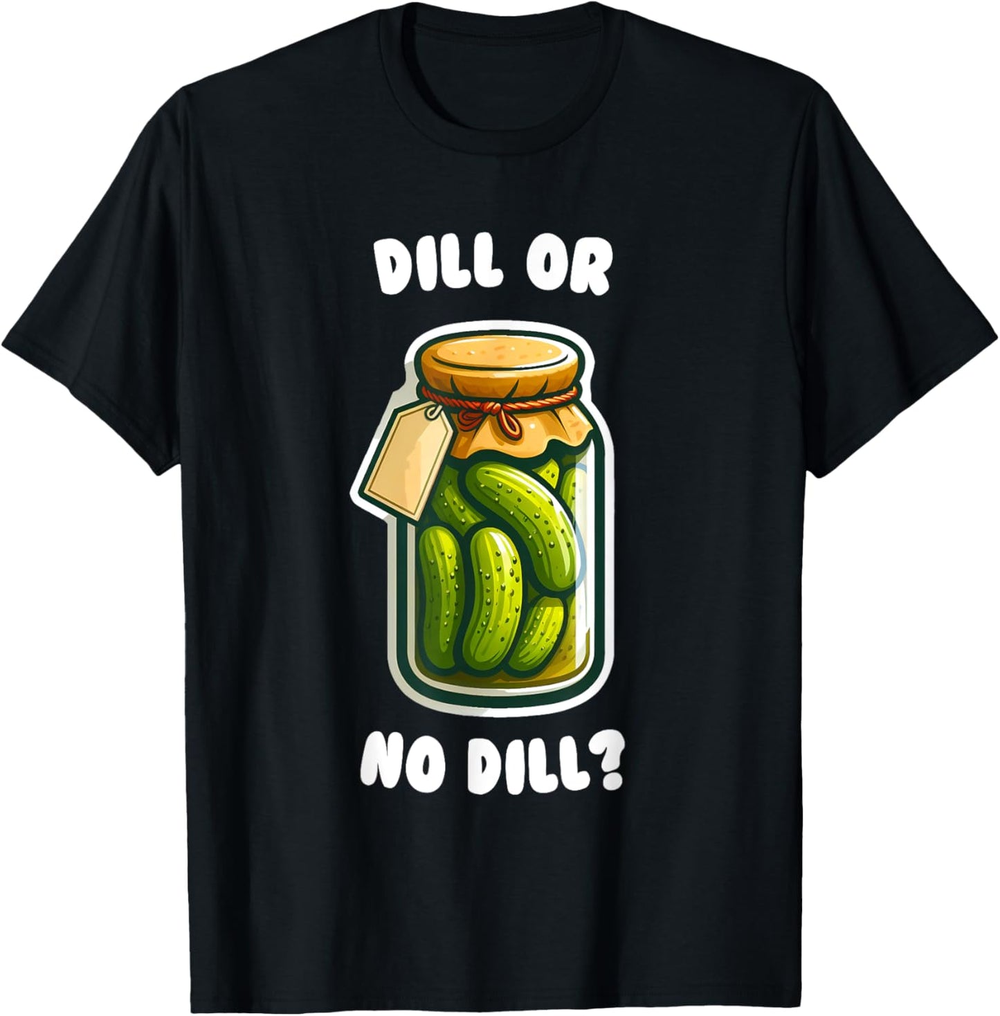 Dill or no dill Pickle Deal Bigfoot Sunglasses Funny Kids T-Shirt - T-Shirt | Black