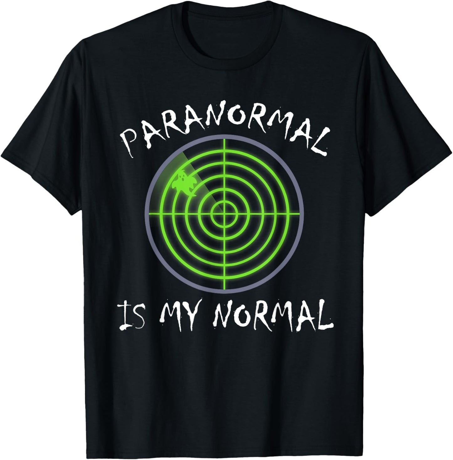 Paranormal Is My Normal Funny Halloween T-Shirt - T-Shirt | Black