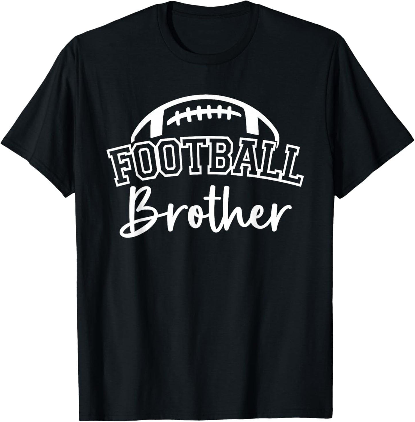 Football Brother Matching Family Football T-Shirt - T-Shirt | Black