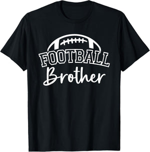 Football Brother Matching Family Football T-Shirt - T-Shirt | Black