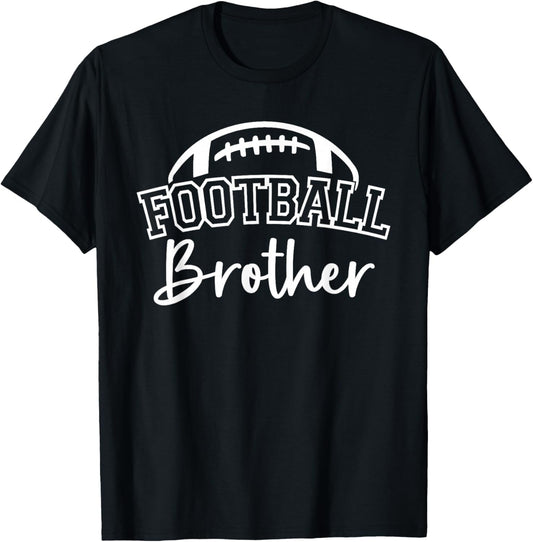 Football Brother Matching Family Football T-Shirt - T-Shirt | Black