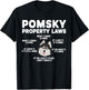 Pomsky Property Laws Pomsky Lover Pomsky Owner T-Shirt - T-Shirt | Black