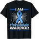 Hydrocephalus Warrior Brain Tumor Hydrocephalus Awareness T-Shirt - T-Shirt | Black
