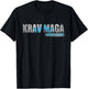 Krav MAGA Israeli Combat System Distressed Vintage T-Shirt - T-Shirt | Black