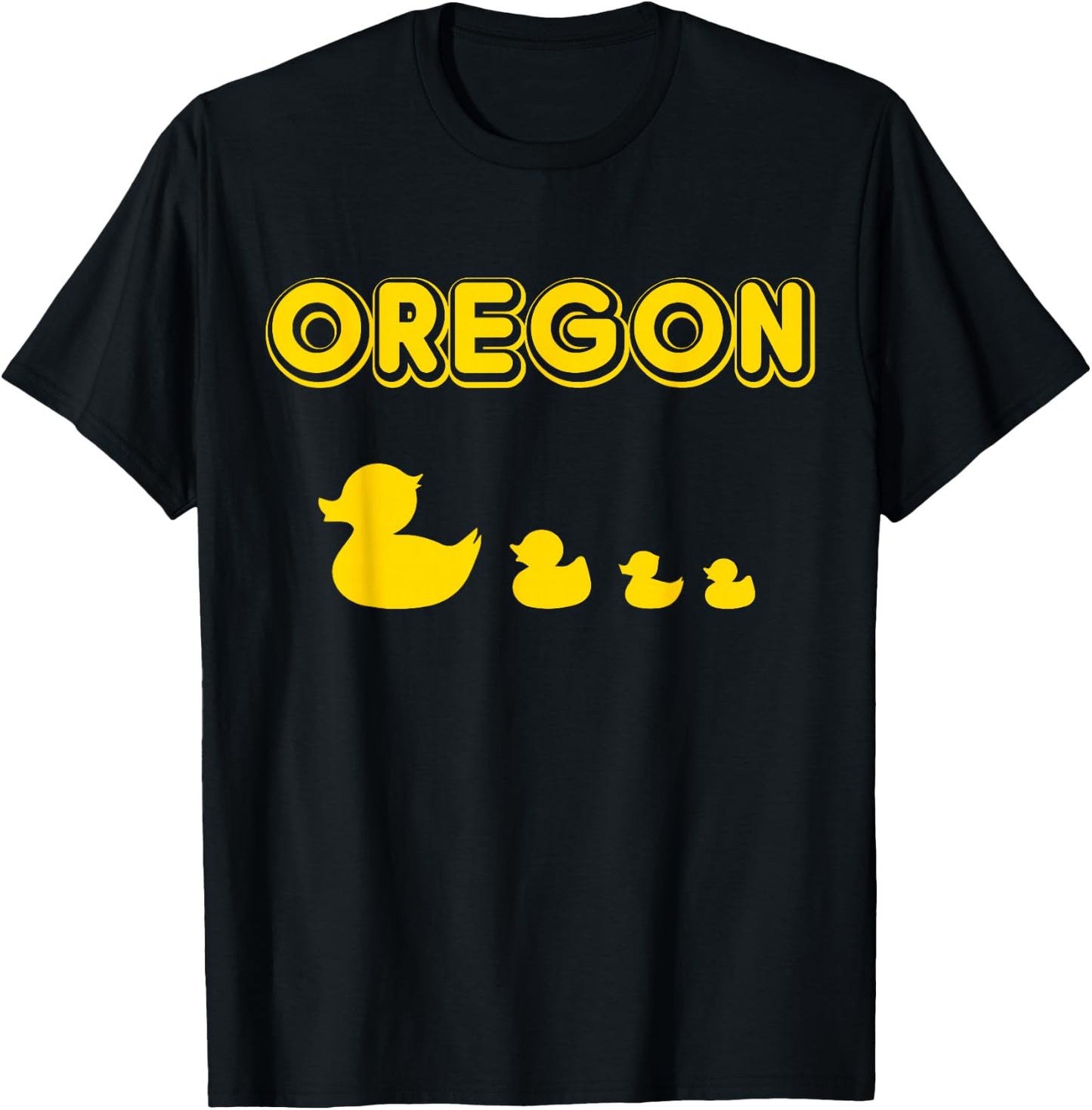 Oregon Duck Family T-Shirt - T-Shirt | Black