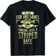 Striped Bass Fishing Gift Rockfish Lures T-Shirt - T-Shirt | Black