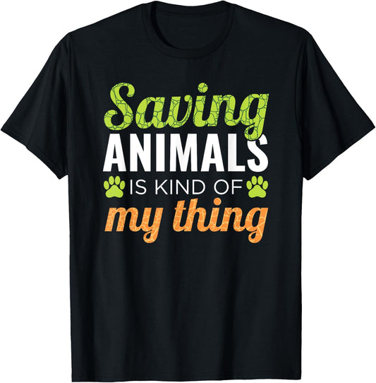 Save Animals Zoo Zookeeper Study Zoology Wildlife Lover Gift T-Shirt - T-Shirt | Black