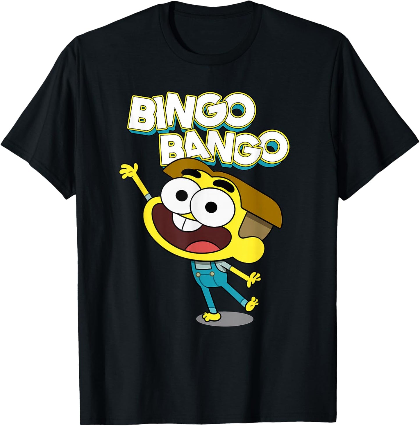 Disney Channel Big City Greens Cricket Bingo Bango T-Shirt - T-Shirt | Black