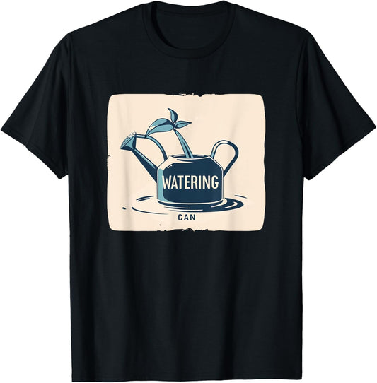 Pretty Watering Can Costume for Gardener T-Shirt - T-Shirt | Black