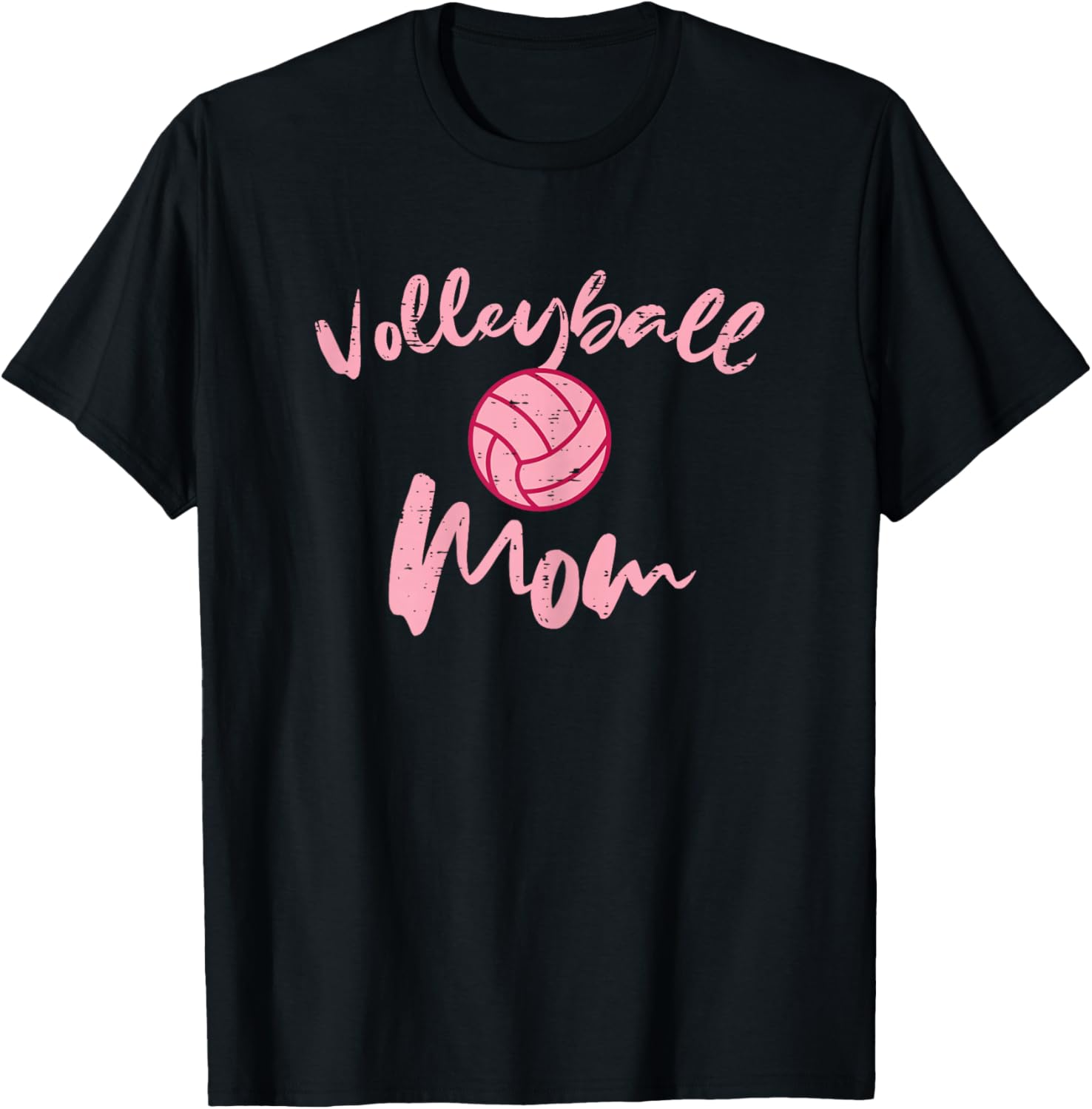 Volleyball Mom Cute Mothers Day Sports Mama Mommy Women T-Shirt - T-Shirt | Black