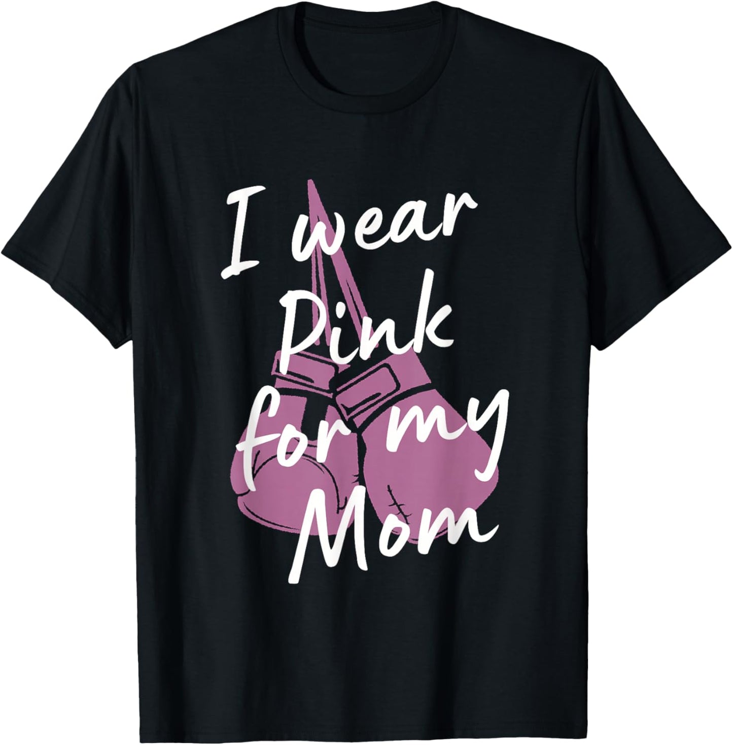 Breast Cancer Gift Breast Cancer Awarness T-Shirt - T-Shirt | Black