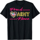 Proud Army Niece - Camo US Flag Dog Tag Military Family Gift T-Shirt - T-Shirt | Black