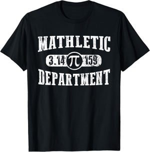 Happy Pi Day 3.14 Pi Math Mathletic Department Teacher Kids T-Shirt - T-Shirt | Black