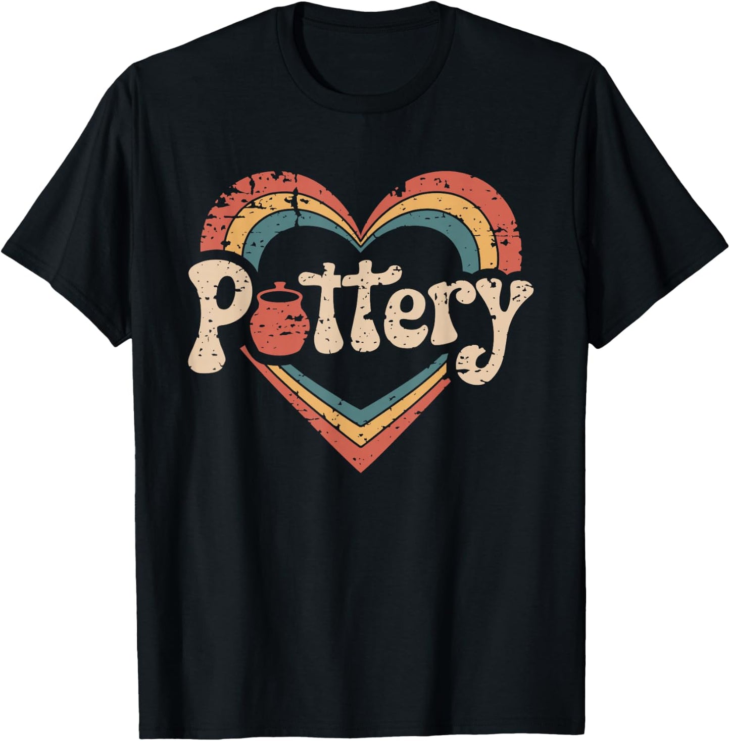 Funny Pottery Lover Ceramic Artist JM Black Classic Modern Lightweight Classic Fit Polyester 100% Adults T-Shirt - T-Shirt | Black