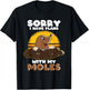 Mole Day Mole Hunter Cute Mole Funny Mole Plans with Mole T-Shirt - T-Shirt | Black