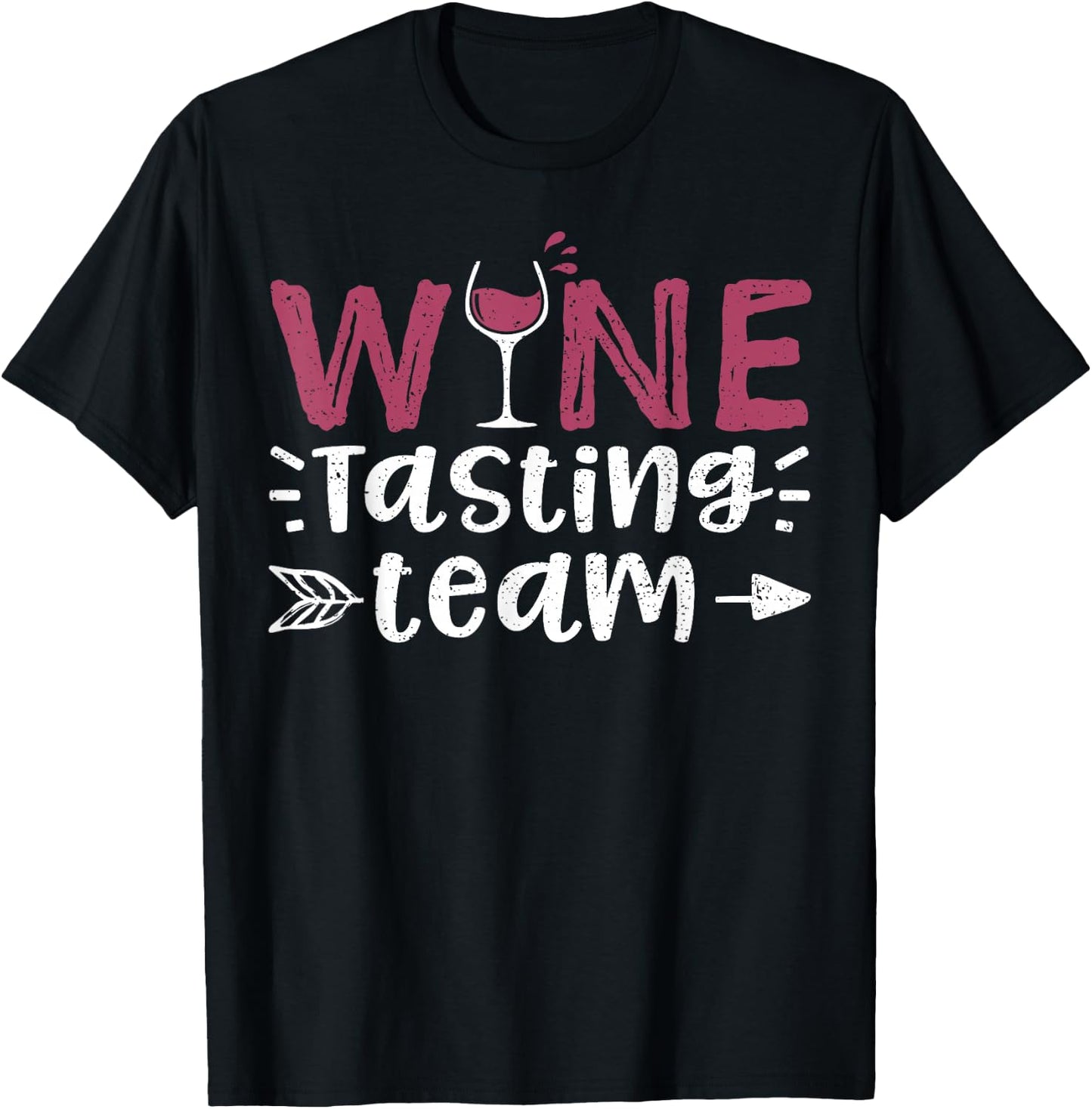 Wine Tasting Team - Wine T-Shirt - T-Shirt | Black