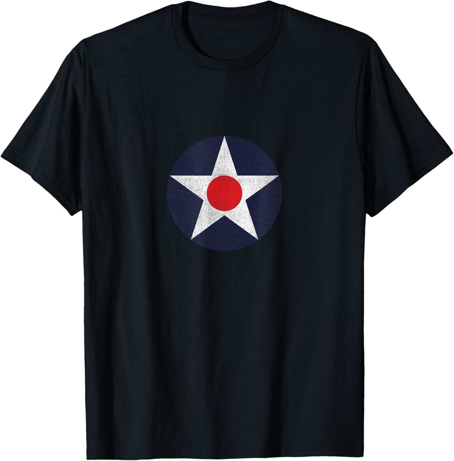 United States Army Air Corps Roundel T-Shirt - T-Shirt | Black