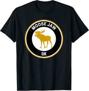 Vintage Moose Jaw Saskatchewan T-Shirt - T-Shirt | Black