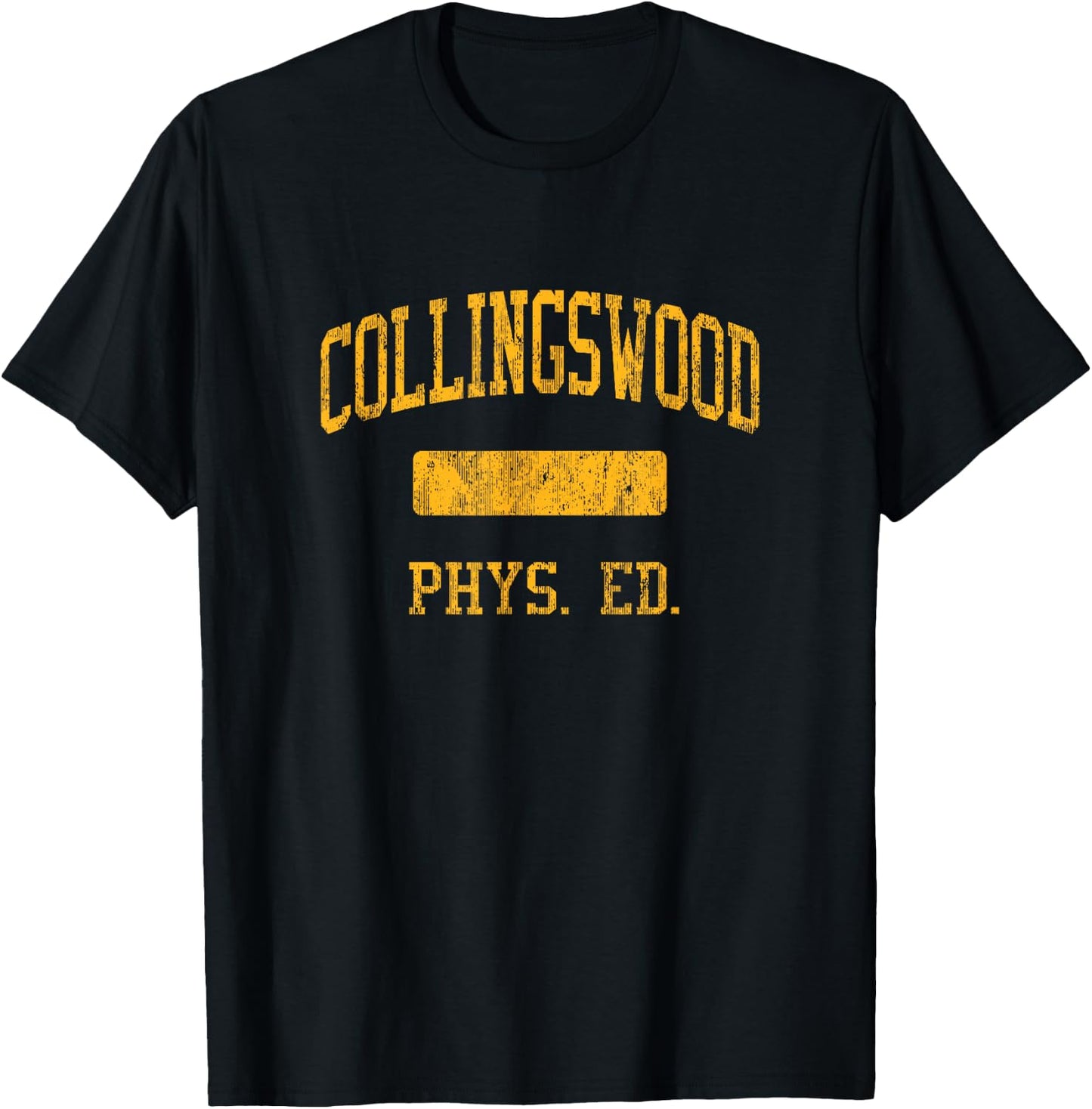 Collingswood High School HS Collingswood NJ PHYS Ed T-Shirt - T-Shirt | Black