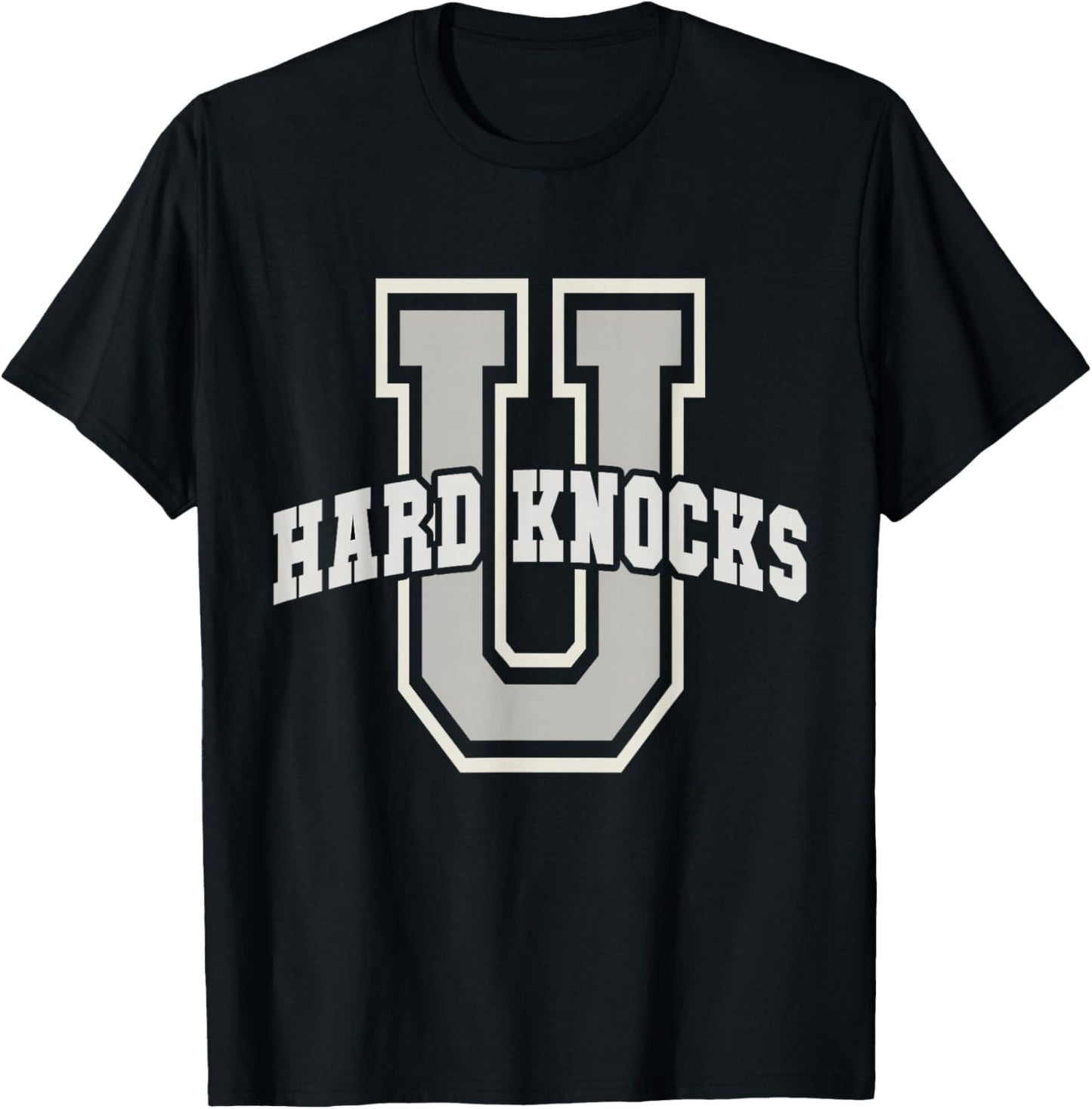 UNIVERSITY of HARD KNOCKS School College Matters Owner Life T-Shirt - T-Shirt | Black