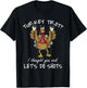 Turkey Trot I Thought You Said Let's Do Shots Thanksgiving T-Shirt - T-Shirt | Black