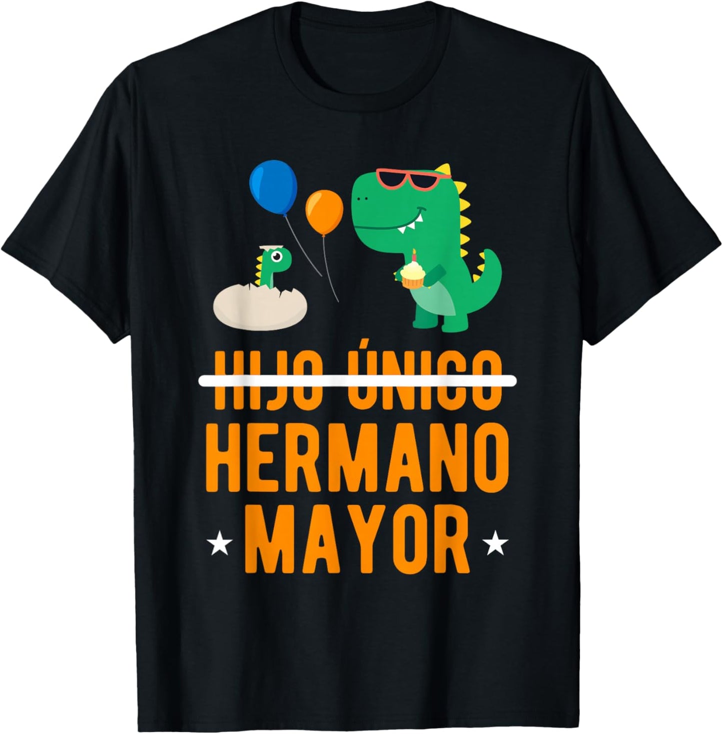 Hijo Unico Hermano Mayor Promovido A Hermano Mayor T-Shirt - T-Shirt | Black