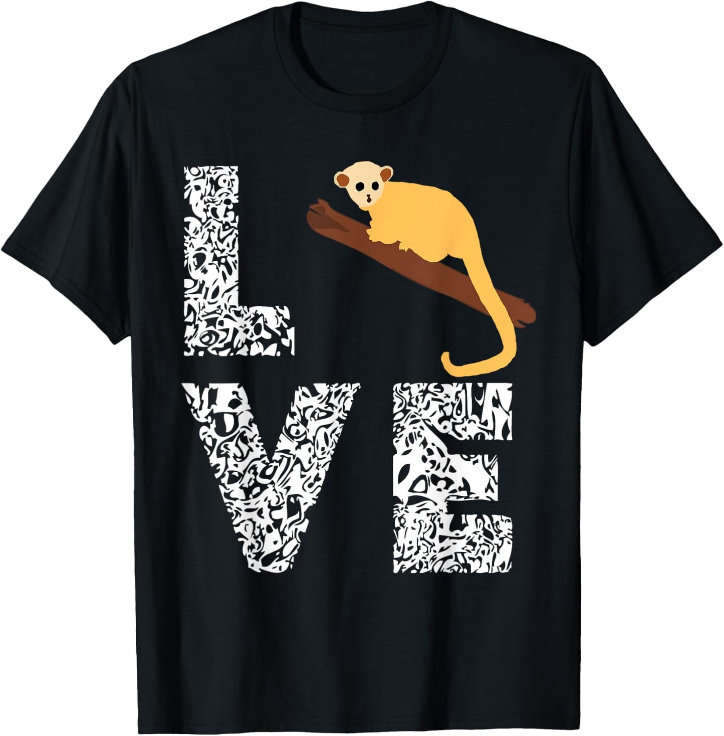 Kinkajou Lover Pet Wildlife Animal Monkey Lover T-Shirt - T-Shirt | Black