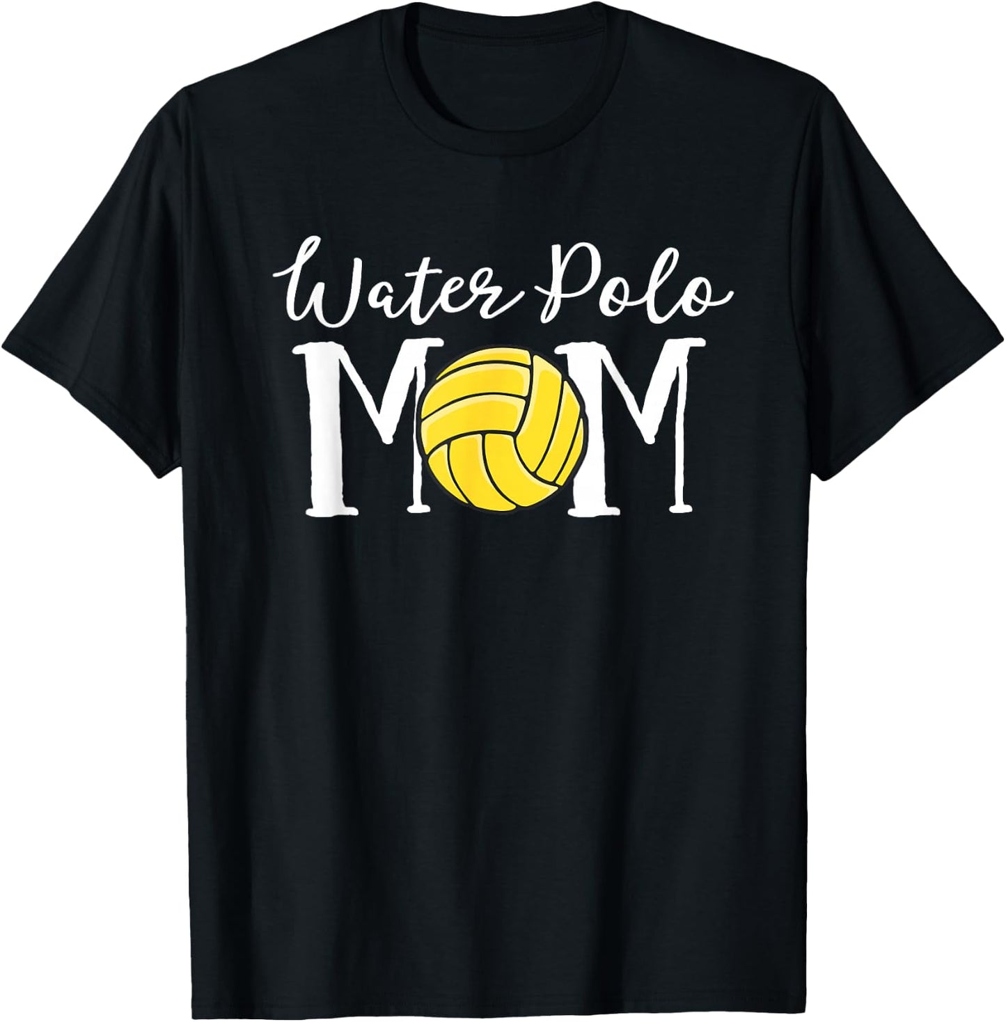 Water Polo Mom Game Day Team Mama Love Mother Women T-Shirt - T-Shirt | Black