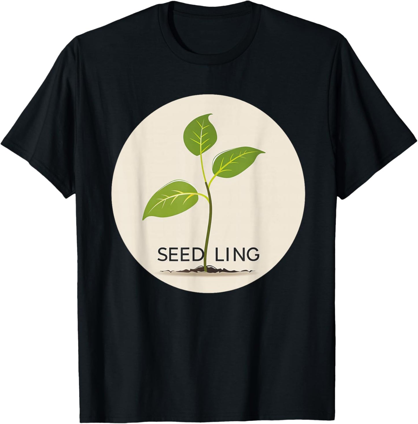 Nice Seedling Costume for Boys and Girls T-Shirt - T-Shirt | Black