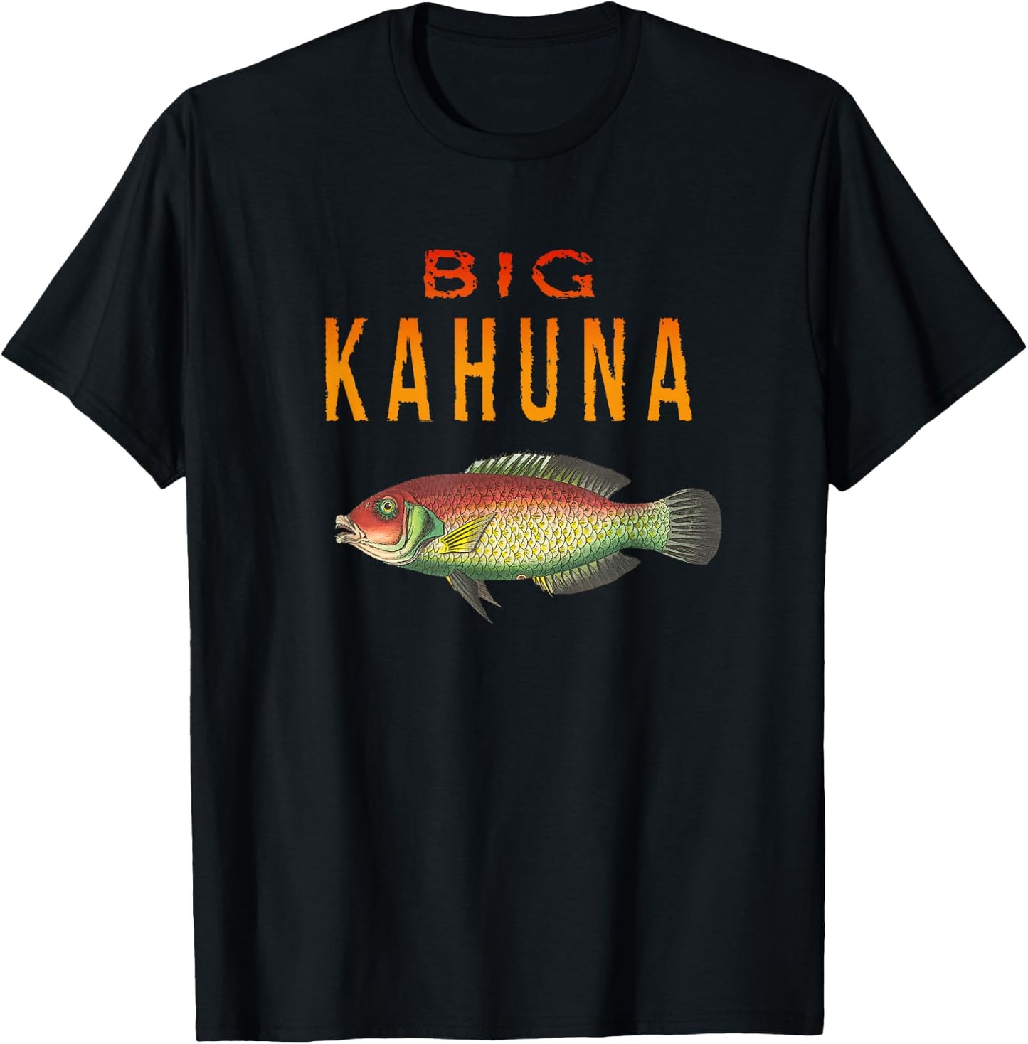 Fish T Shirt Big Kahuna XO4U Original T-Shirt - T-Shirt | Black