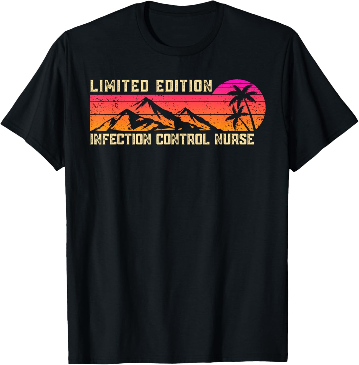 Infection Control Nurse Job Birthday Worker Professional T-Shirt - T-Shirt | Black