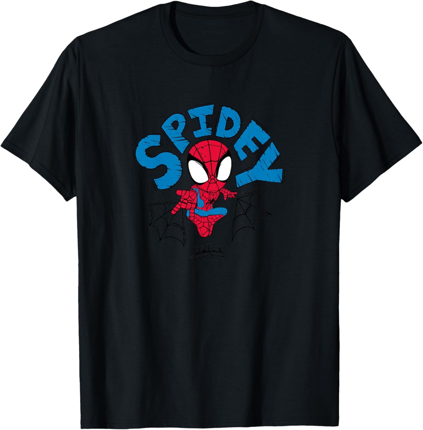 Kids Spidey and His Amazing Friends - Spidey Scribble T-Shirt - T-Shirt | Black