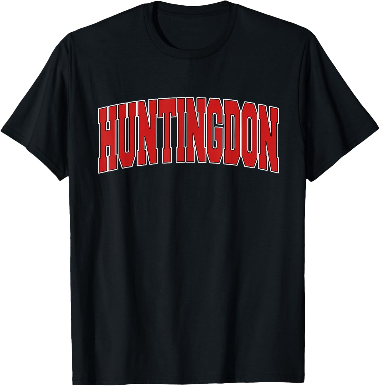 HUNTINGDON PA PENNSYLVANIA Varsity Style USA Vintage Sports T-Shirt - T-Shirt | Black