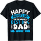 Happy Father's Day To The World Best Dog DAD We Woof You T-Shirt - T-Shirt | Black