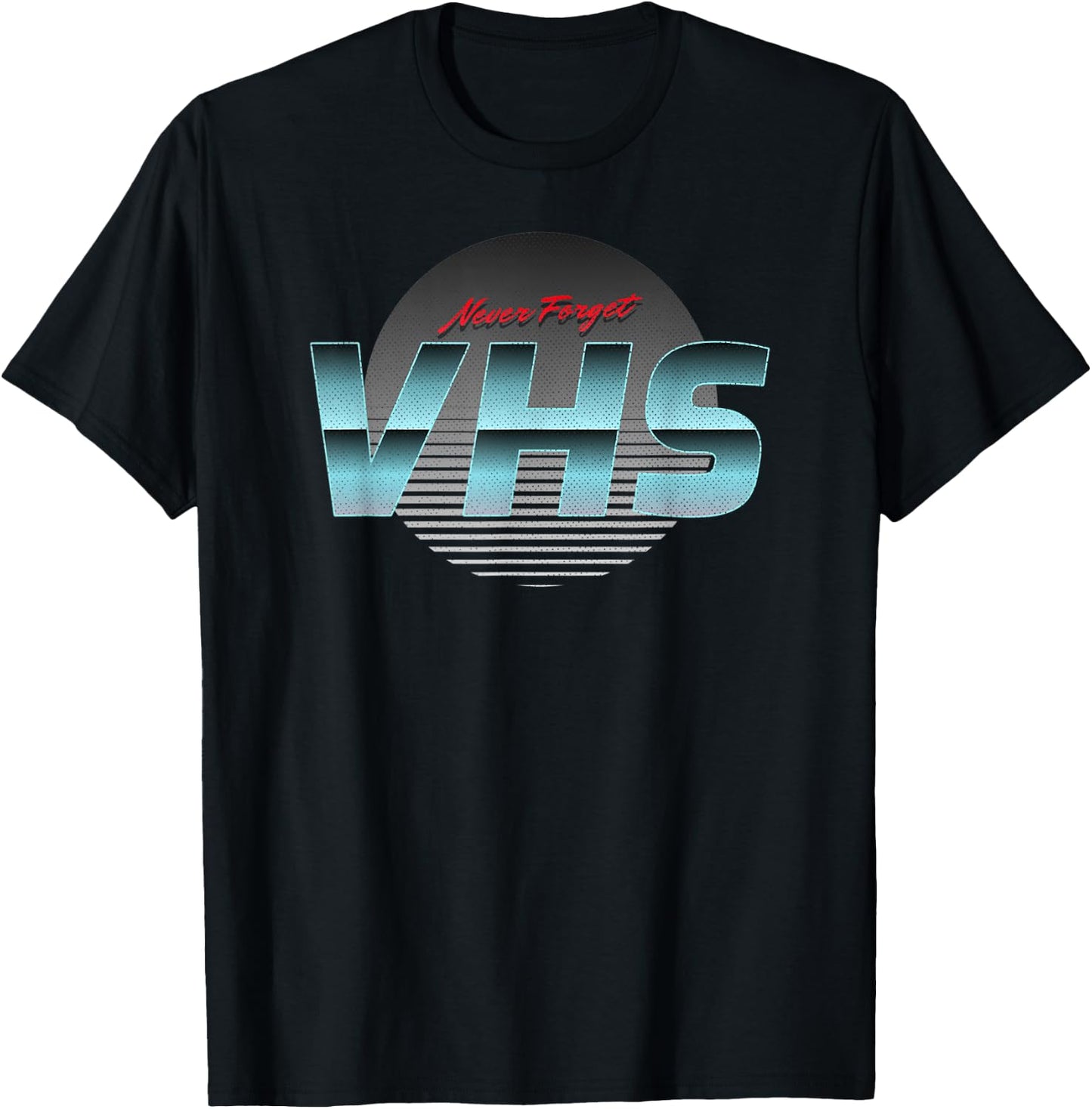 Retro VHS Gift T-Shirt - T-Shirt | Black