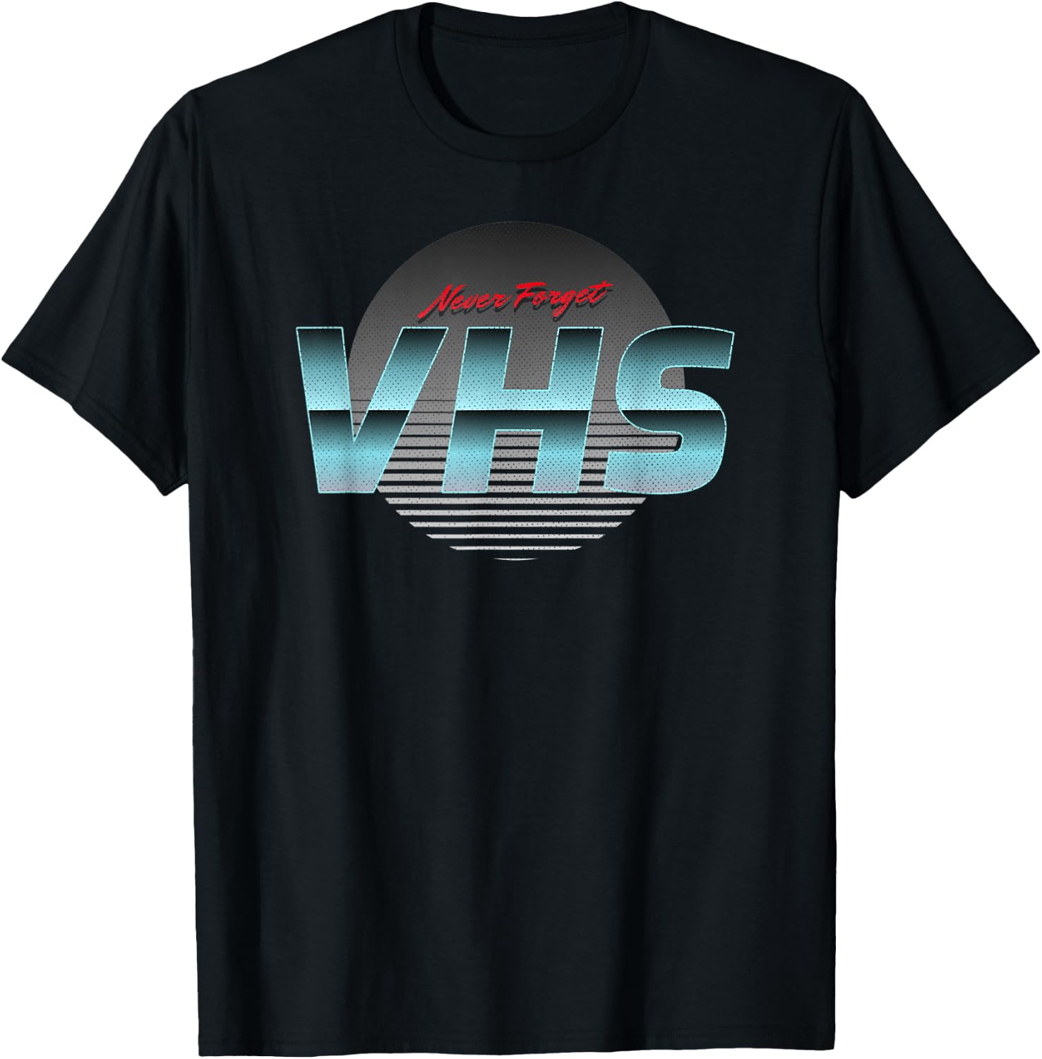 Retro VHS Gift T-Shirt - T-Shirt | Black