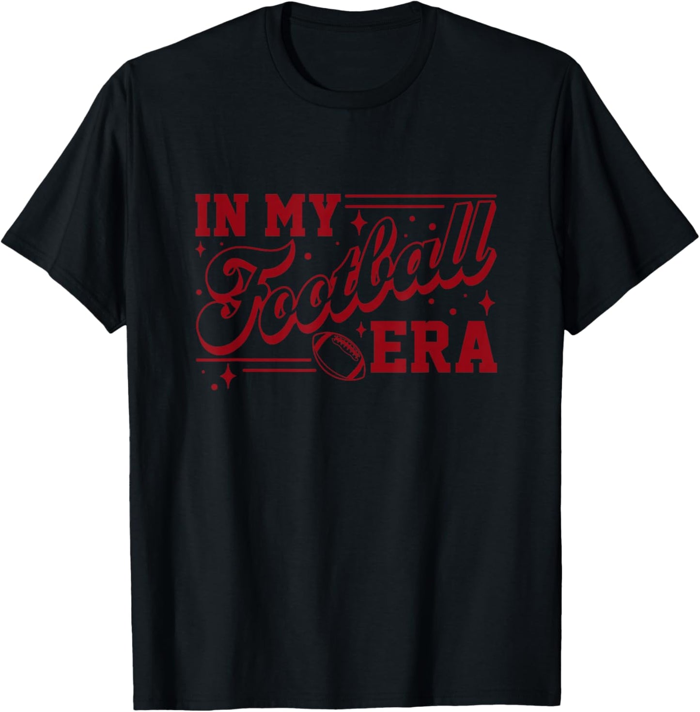 In My Football Era T-Shirt - T-Shirt | Black