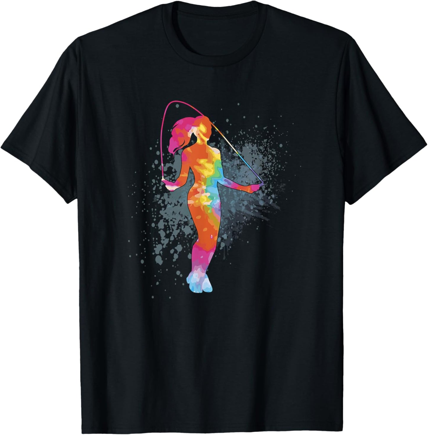 Fitness Roping - Jumping Rope Skipping Women T-Shirt - T-Shirt | Black