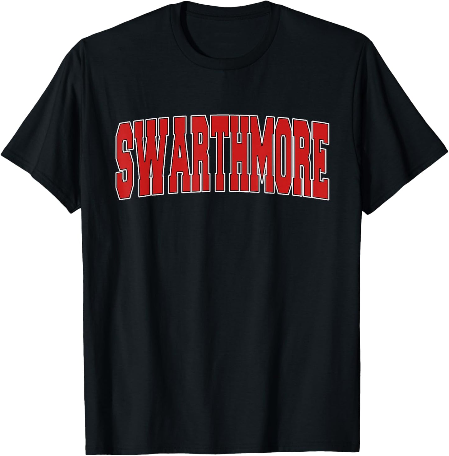 SWARTHMORE PA PENNSYLVANIA Varsity Style USA Vintage Sports T-Shirt - T-Shirt | Black
