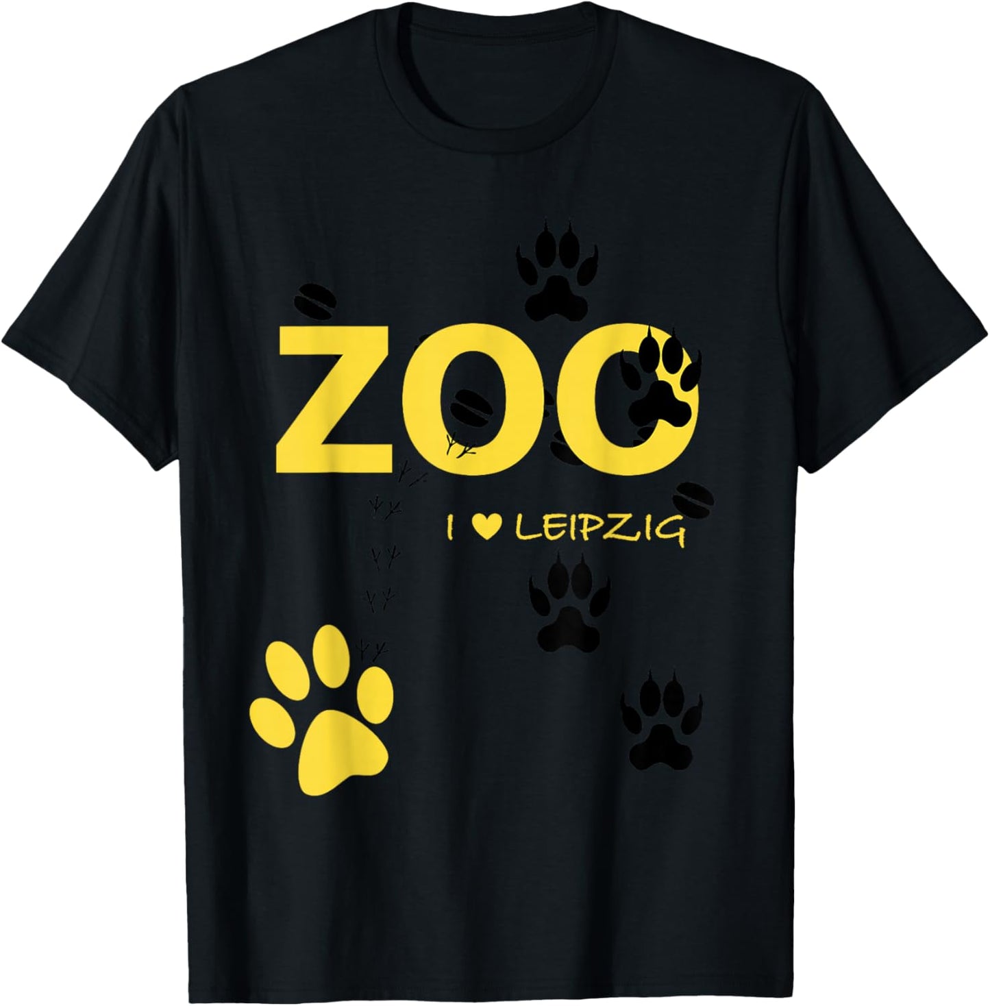 Tierpark Leipzig - Natur auf der Strecke - seltene Tiere erleben T-Shirt - T-Shirt | Black