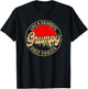 Grumpy Like A Grandpa Only Cooler Funny Papa Grandpa T-Shirt - T-Shirt | Black