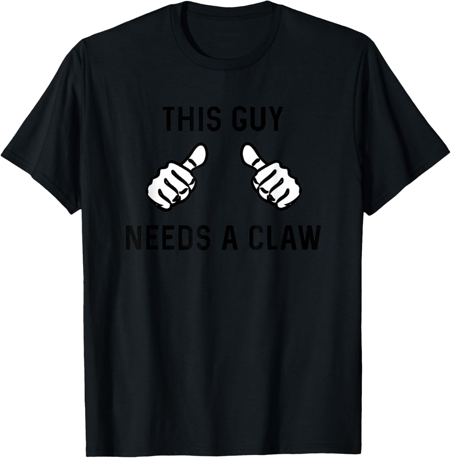 This Guy Needs A Hard Seltzer Funny Bar Crawl Summer Claw T-Shirt - T-Shirt | Black