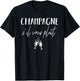 Champagne Please S'il Vous Plaît French Language T-Shirt - T-Shirt | Black