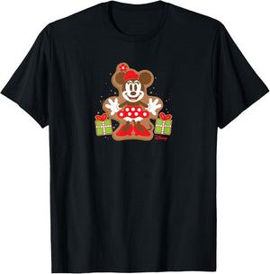 Disney - Minnie Christmas Cookie T-Shirt - T-Shirt | Black