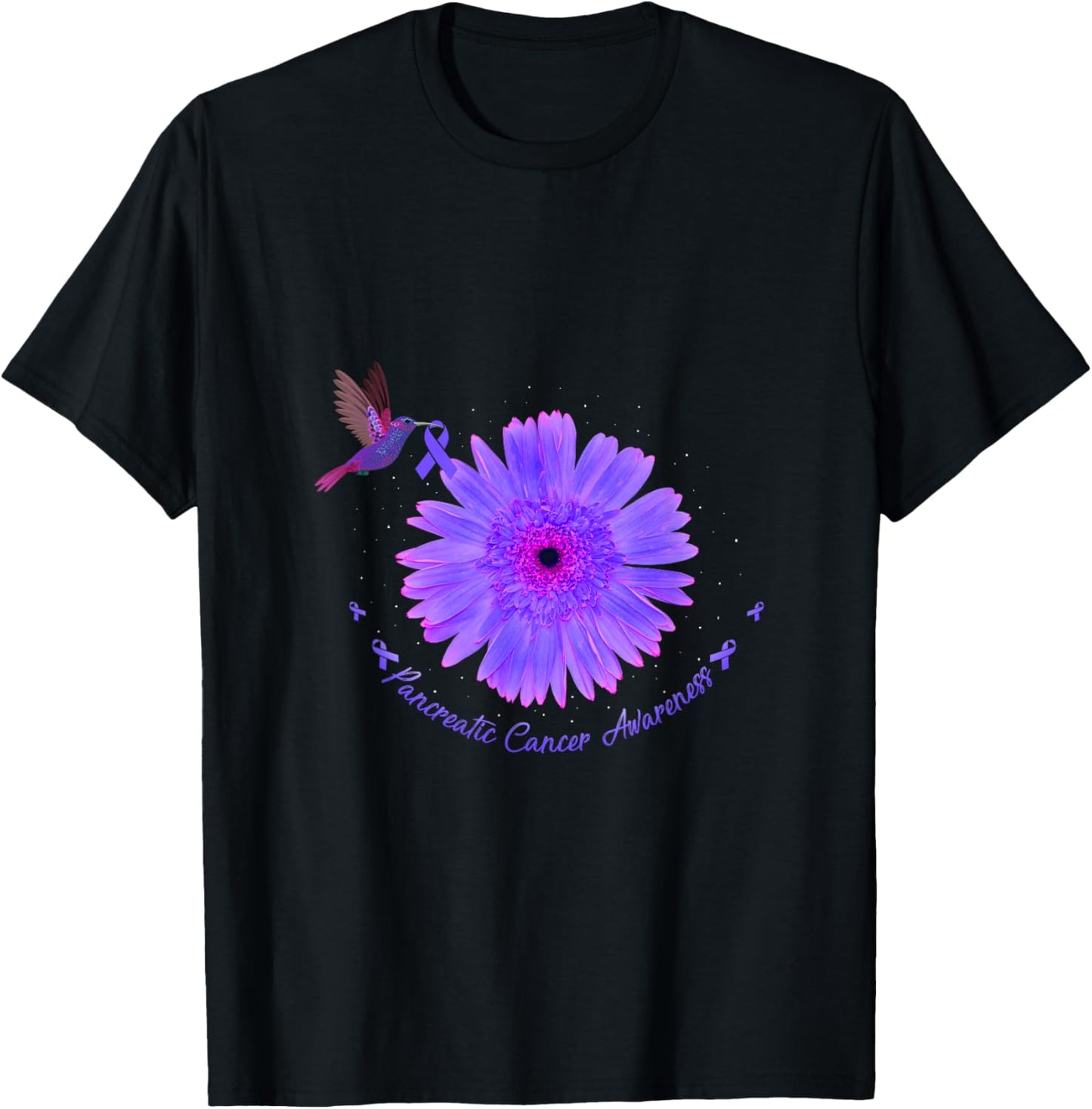 Pancreatic Cancer Awareness T-Shirt - T-Shirt | Black