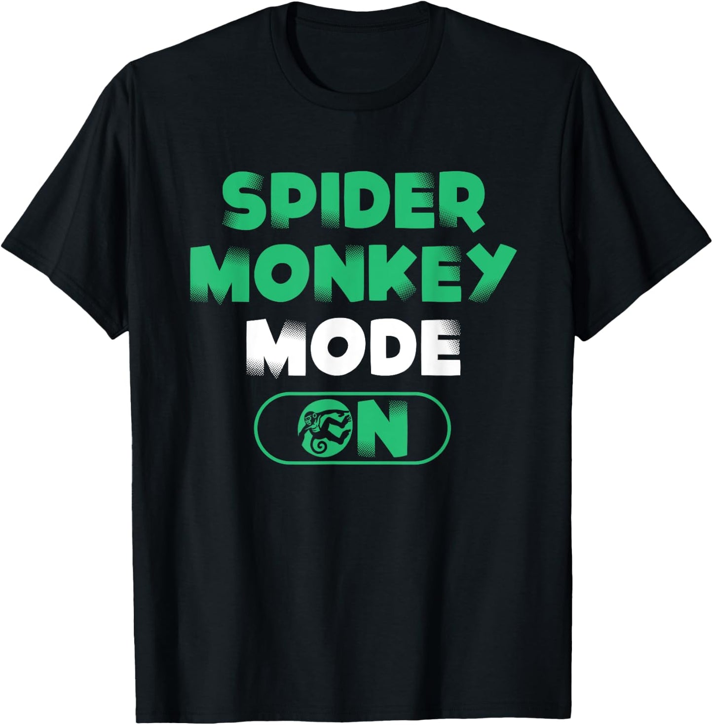 Spider Monkey Lover Jungle Animal Funny Spider Monkey T-Shirt - T-Shirt | Black