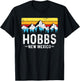 Hobbs New Mexico Mountains Hobbs NM Souvenir T-Shirt - T-Shirt | Black