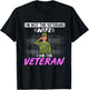 American Flag Im not the Veterans Wife I am the Veteran T-Shirt - T-Shirt | Black